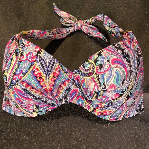 Victoria's Secret Paisley Swim Top - Picture 6 of 14